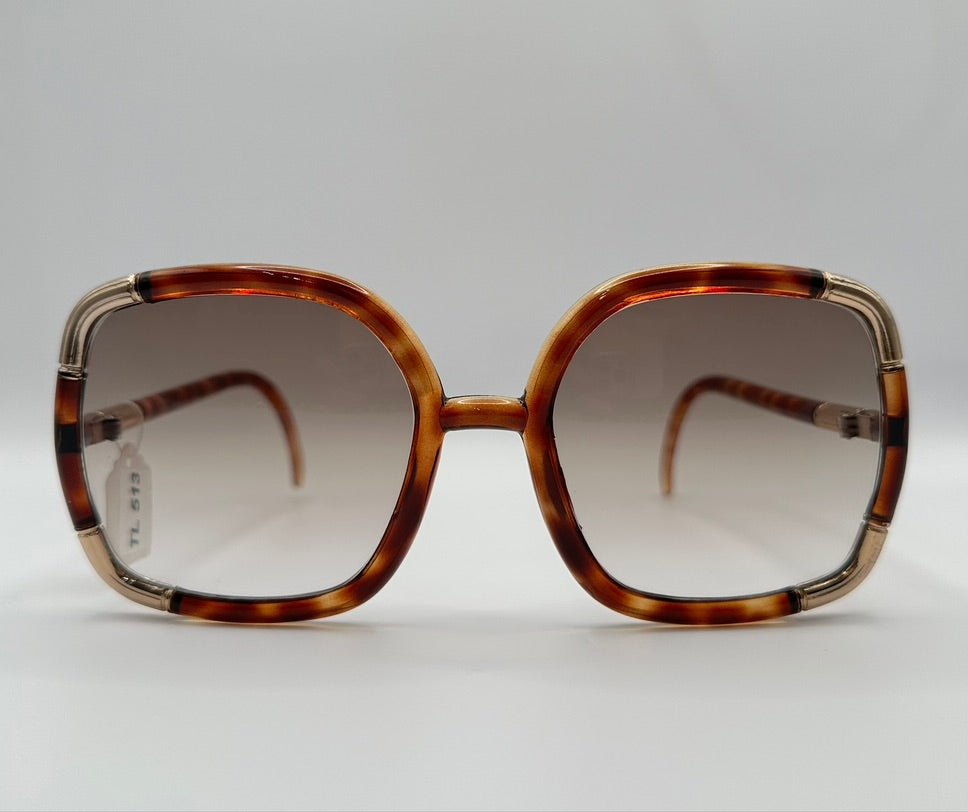 Tortoise Ted Lapidus Vintage Sunglasses