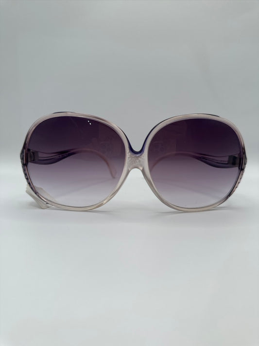 Oscar de la Renta Clear Vintage Sunglasses